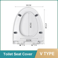 FOJO  U/V/O Type Toilet Seat Cover standard size Type Slow Descent High Quality Toilet Seat Cover Standard Size High Quality Toilet Bowl Seat Cover Toilet Cover Toilet Bowl Cover