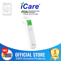 iCare e66 Contactless Infrared Forehead Thermometer with Fever Alarm for Adults Children Batteries Included