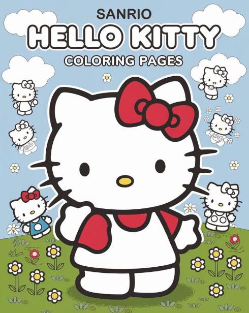 K-pop Hunters Roblox Kuromi and sanrio mini coloring book for lootbag filler