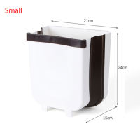 9L Foldable Wall Mounted Trash Bin Kitchen Cabinet Door Hanging Trash Bin Kitchen Foldable Trash Can Portable Cupboard Garbage Hanging Trashs Recycle Bin for Cabinet/Office/rv Trash can/Bedroom/Kitchen Compost Bin/Bathroom/Camping Trash can