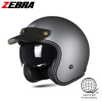Zebra 807 CRUISER Half Face Retro Classic Helmet for Motorcycle Men Women Vintage Helmet
