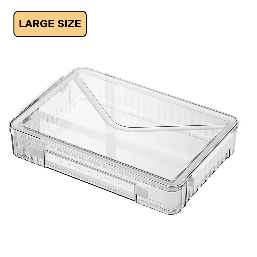 A4 Document Organizer Paper Storage File Organizer File Box Folder Document Box Large Capacity