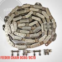 CONVEYOR FEEDER CHAIN ASSEMBLY PAIR(2pcs chain) KUBOTA DC60/DC70 HARVESTER