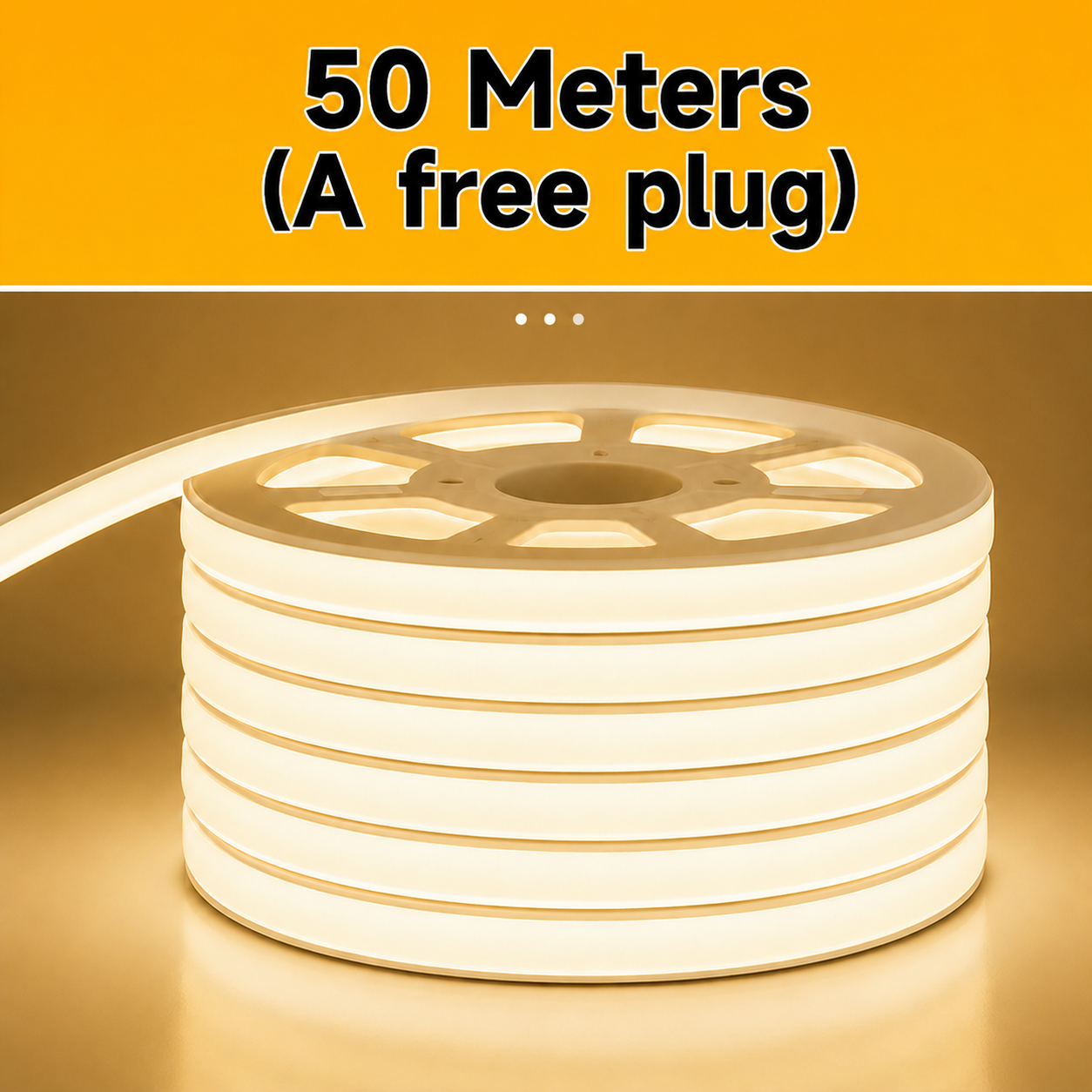 Luxio Warm/White led strip light IP67 waterproof Cuttable AC 220V flexible rope neon cove light for room light ceiling outdoor Home Decor