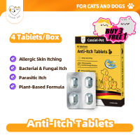 Cassiel Pet Buy 3 Free 1 Anti ltch Tablets For Skin Anti Itching Allergy Treatment For Dogs & Cats