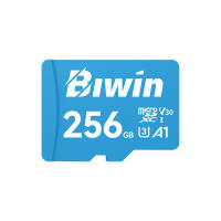 Biwin MS100 256GB Micro SDXC Card UHS-I A1 V30 U3 Class 10 MicroSD Memory Card Up to 100MB/s for Smartphones Tablets Security Cameras and Dash Cams