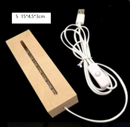 Big Letter LED Light Resin MoldsAlphabet LED Light Epoxy Molds for Resin Wooden Led Lamp Base USB Night Lamp Base