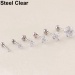 The Price Of Bodhi 2 Pcs Cz 3 G Tragus Cartilage Stainless Steel Bodhi 2 Pcs Cz 3 G Tragus Cartilage Stainless Steel Stud Earrings Piercing Jewelry 4mm
