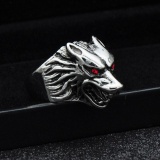 Fabulous New Punk Men Stainless Steel Wolf Ring Head Biker Gothic Hammer Accessories - Intl August 2018 - 2 Fabulous New Punk Men Stainless Steel Wolf Ring Head Biker Gothic Hammer Accessories - intl - 2