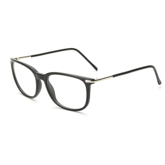 Fashion Rectangle Glasses Black Frame Glasses Plain for Myopia Women Eyeglasses Optical Frame Glasses Oculos Femininos Gafas - Intl ...