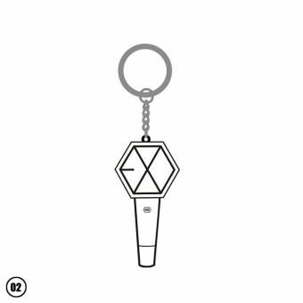 Kpop Rubber Keychain Hanging Fans Gift for BTS WANNA ONE EXO GOT7 - 02 - intl