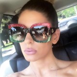 Oversized Women Sunglasses Square Big Fashion Pink Brown Red Green Black Shades For Women Female 2018 Uv400 - Intl August 2018 - 5 Oversized Women Sunglasses Square Big Fashion Pink Brown Red Green Black Shades for Women Female 2018 Uv400 - intl - 5