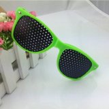 Vanker Peach Frame Black Lens Pinhole Glasses Sunglasses Vision Care Improver Glasses August 2018 - 2 Vanker Peach Frame Black Lens Pinhole Glasses Sunglasses Vision Care Improver Glasses - 2