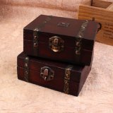 Wood Storage Box 13cm*11cm*5.4cm Retro Antique Decorative Gift Box Double Belt Wooden Jewelry Storage Organizer Copper Nails - Intl July 2018 - 2 Wood Storage Box 13cm*11cm*5.4cm Retro Antique Decorative Gift Box Double Belt Wooden Jewelry Storage Organizer Copper Nails - intl - 2