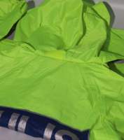 P N P RAINCOAT GREEN WITH REFLECTOR FOR SAFETY GREEN