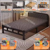 【24 Hours Shipped】Metal Folding Bed Heavy Duty 70/90/120CM Bed Frame Double/Single Portable 8 Styles Foldable