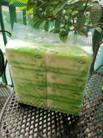 MAS GOODS Vinka Organic green tea Facial Tissue 3 ply (480 sheets x 8 Packs)