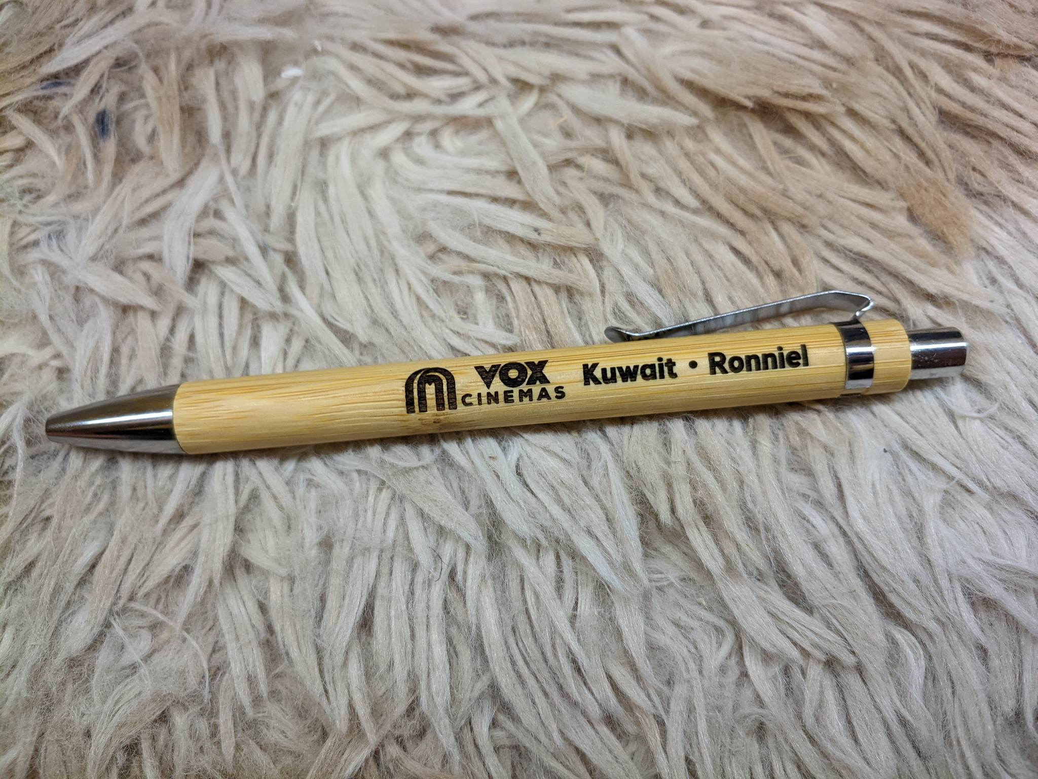 PERSONALIZED BAMBOO PEN (DIFFERENT NAMES) (WITH LOGO) (WITH INDIVIDUAL PLASTIC/WITH CASE) LASER ENGRAVED