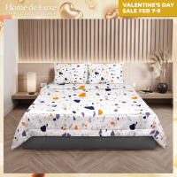 [Classic Collection 4in1 Comforter Set] Home de Luxe Comforter Blanket Set - 1 Fitted Sheet 1 Comforter Blanket & 2 Pillowcases - Zen Paradise (Single/Double/Queen/King)