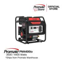 Promate PM4400io Inverter Gasoline Generator 4kVa - 3500/4400W Single Phase 230v 60Hz Pure Sinewave Inverter 212 cc Air cooled 4 Stroke Single Cylinder Recoil Starter 10L Fuel Capacity Unleaded Gasoline 25.5kgs