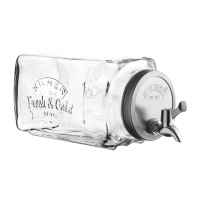 Kilner Fridge Glass Drinks Dispenser - 3L