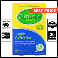 Culturelle Health & Wellness Daily Probiotic Dietary Supplement | Restores Natural Balance of in Digestive Tract | With Proven Effective Immune System Support | Pro-Well Tablets | 30 Vegetarian Capsules