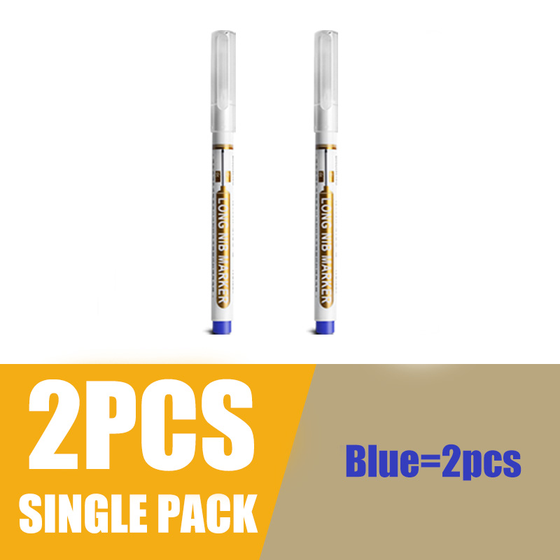 Big Capacity Quick Drying Waterproof Long Tip Marker Pen Long Head Oily Metal Wood Permenant Marker
