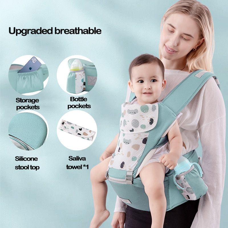 Hip Seat Baby carrier With Removable Born 0-36 Months baby Multi functional Breathable Double Shoulder Front Support Baby Backband