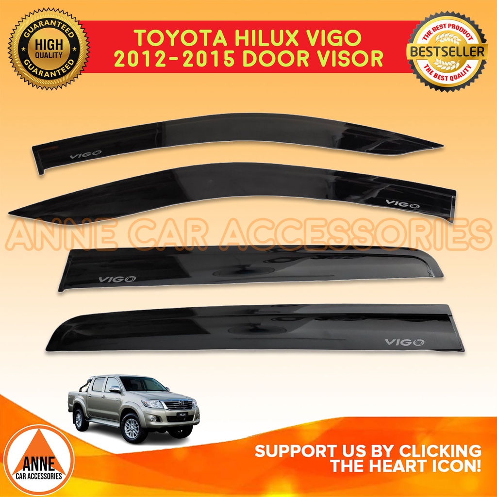 Rain Gutter Rain Visor for Toyota Hilux Conquest / Hilux / Hilux