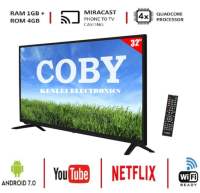 KENLEI COBY 32″ Slim LED TV Black SMART TV / LED TV On Sale 32 Inch FHD MONITOR Flat Screen ANDROID WITH NETFLIX YOUTUBE