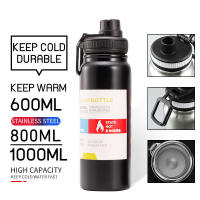 BUY1 TAKE1 32oz  tumbler for hot and cold Thermos  original stainless steel Large Capacity Insulated Tumbler 600ml/800ml/1000ml Water Bottle Cup outdoor sports bottle Vacuum flask
