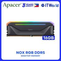 Apacer NOX RGB DDR5 16GB (16GBx1) 6000Mhz Desktop Memory Module Single Kit - AH5U16G60C622NBAA-1 itw
