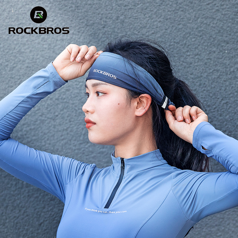 ROCKBROS Sport Headband Cycling Running Sweatband Fitness Yoga Gym