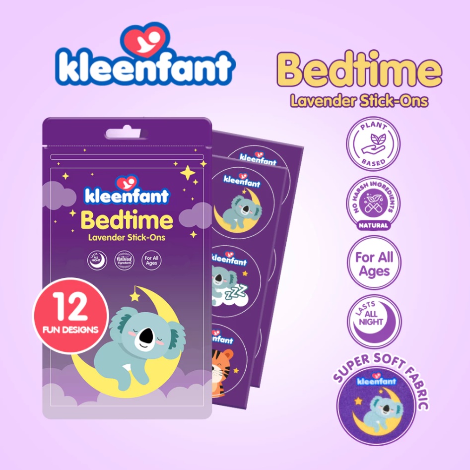 Kleenfant Bedtime Lavender Stick-On Patches for All ages