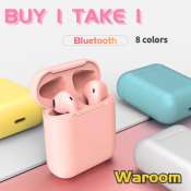 Inpods 12 i12 Wireless Bluetooth Headset - Buy 1 Get 1 Free