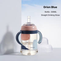 BC Babycare Baby Growth Type PPSU Feeding Bottle Straight Drinking Straw Growing Bottle Water Bottle with Ergonomic Handle BPA Free Anti-colic Anti-wrestling