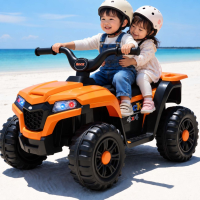 Japan Kids Electric ATV Ride On MotorBike Rechargeable Adventure Toy Car with LED Lights Music Horn Indoor Outdoor Vehicle