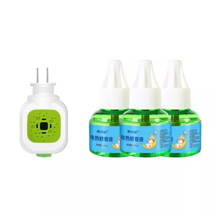 5 Liquid+1 Plug Set Safety Baby Mosquito Repellent Tasteless Smokeless Electric Mosquito Repellent Pregnant Mom Safe