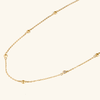 Floating Necklace 14k Gold