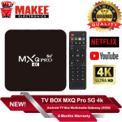 MXQ Pro 5G 4K Ultra HD Android TV Box