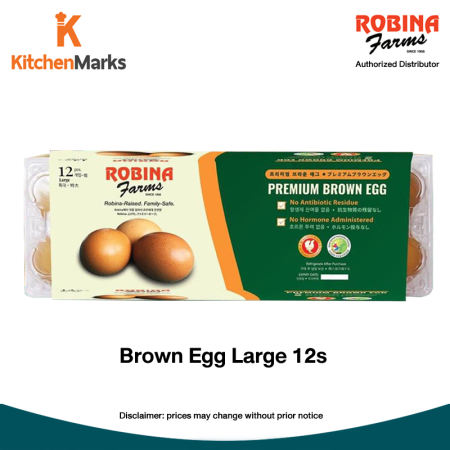 Robina Farms Brown Egg Large 12s