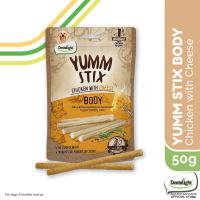 Dentalight Yumm Stix High Protein Dental Stick Snacks with Chicken Organic Meat for Active Dogs 4 Flavors Available 50g