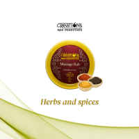 Creations Spa Essentials Massage Rub available 50g and 10g GINGER & TEA