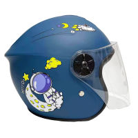 4-12 years kids Helmet Adjustable Straps Cartoon Motorcycle Helmet Bicycle Visor Safety Protector Helmet for kids