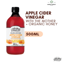 BARNES NATURALS Apple Cider Vinegar with The Mother + Organic Honey (500ml)