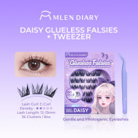 MLEN DIARY HALO Series No Need Glue Eyelashes C Curler Softer 6 Rows Lashes Extension Set Comfortable Korean-style eyelashes