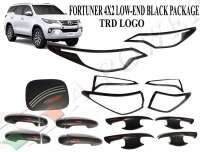 TOYOTA FORTUNER G 2016-2020 TRD COMBO SET / GARNISH COVER MATTE BLACK