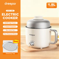 Dreepor Rice Cooker Small 1.8L Multi Electric Hot Pot Cooker non-stick Liner Mini Rice Cooker Original