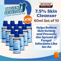 BETADINE® Skin Cleanser 60ml - Antiseptic Cleanser for Hygiene Fungal & Odor Protection