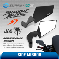 EAGT Shadow Blade S5 Side Mirror Aerodynamic 180° Adjustable Wide-View Mirrors Cast Aluminum Alloy Universal